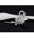 SB060 - Long Flower Pearl Brooch
